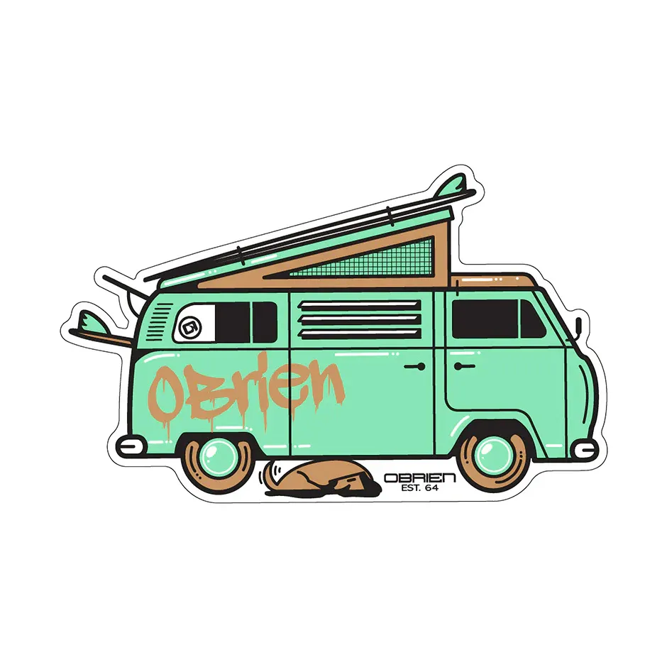 O'Brien 4.5" Surf Van Sticker Pack