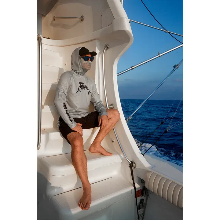 Performance Hoody With Built-in Face Mask BM Grey