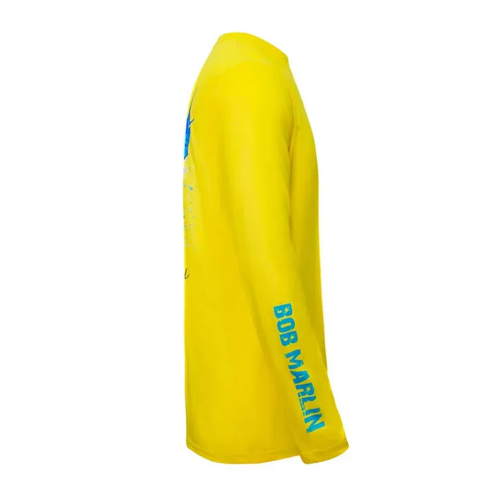 Performance Shirt Ocean Marlin Yellow