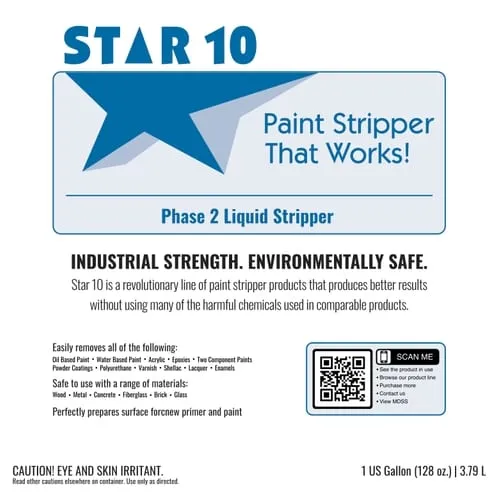 STAR 10 LIQUID PAINT STRIPPER | 1 QUART
