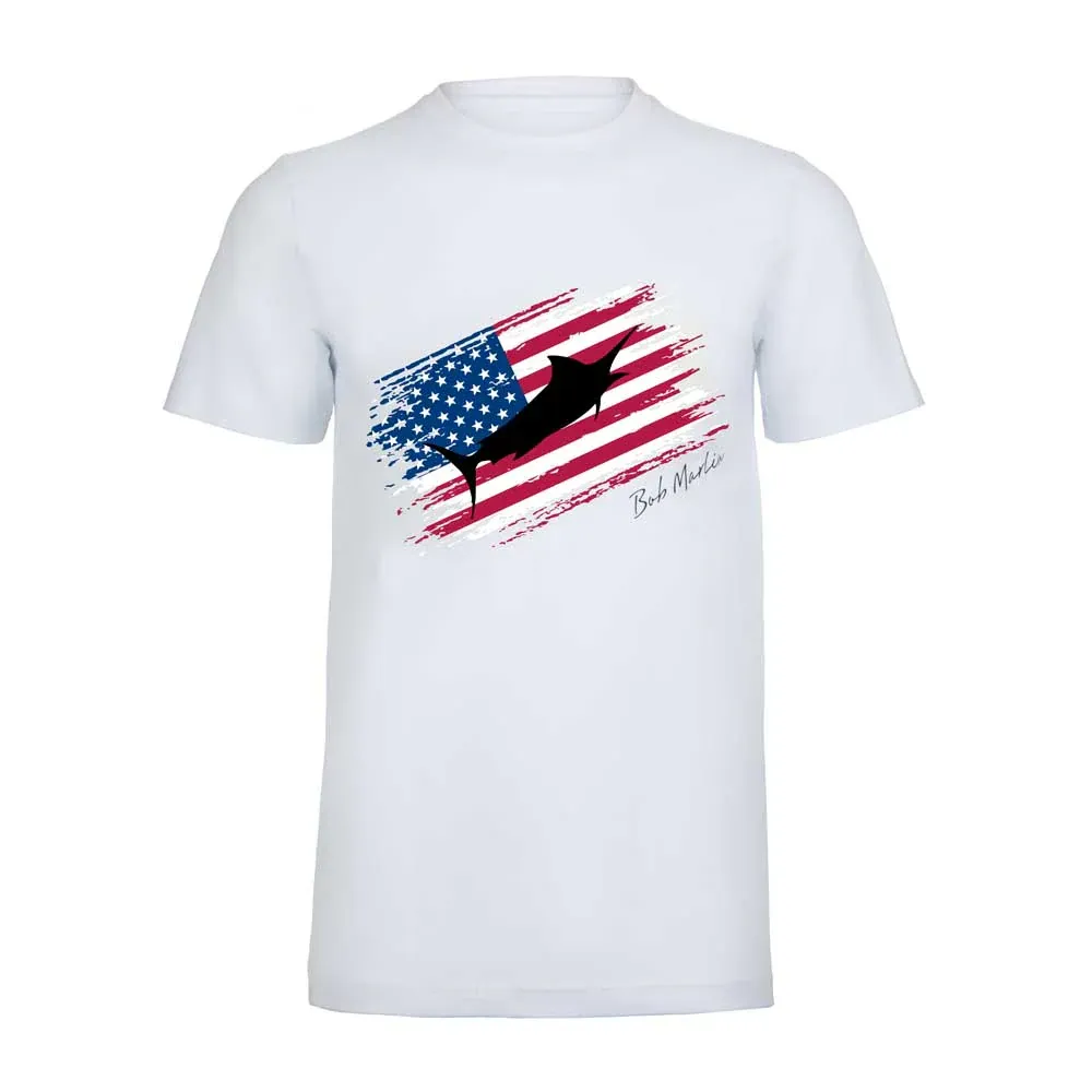 T-Shirt USA Marlin White