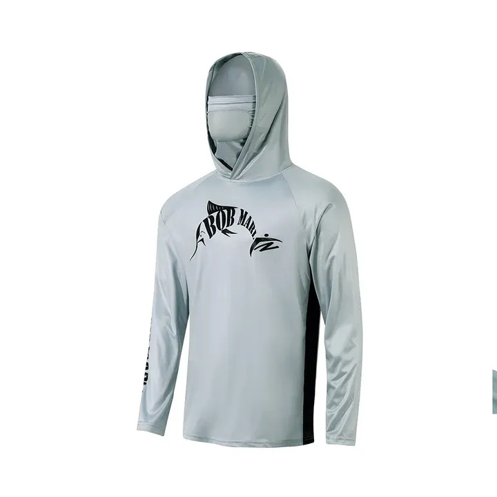 Performance Hoody With Built-in Face Mask BM Grey