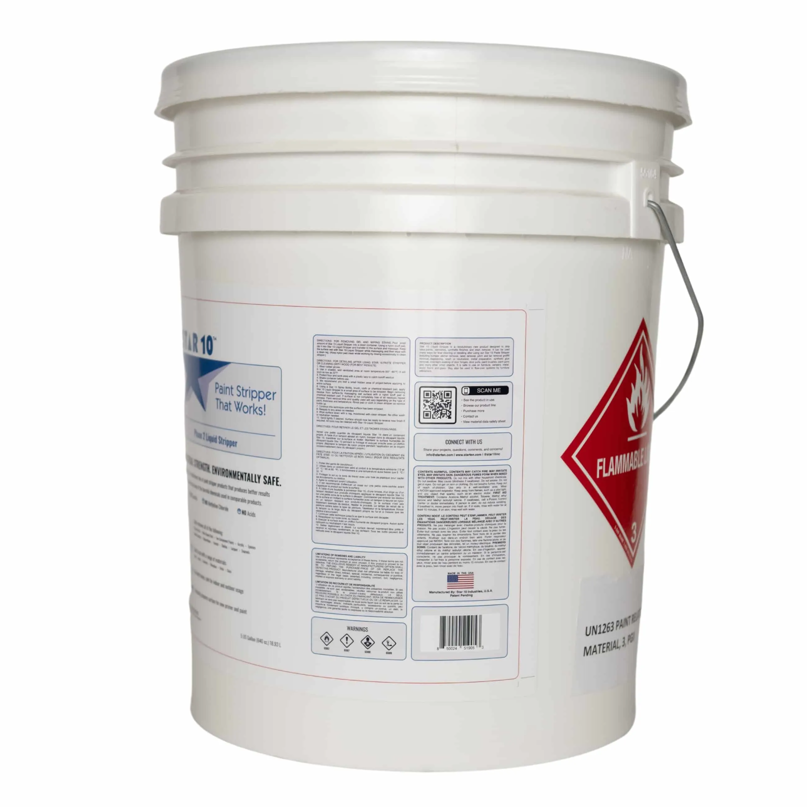 STAR 10 PASTE PAINT STRIPPER | 5 GALLON PAIL